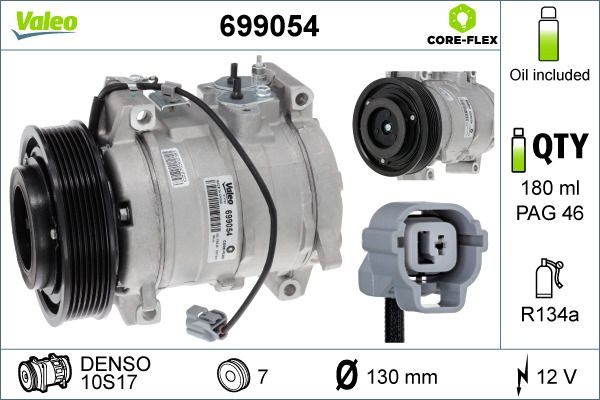 Sprężarka, klimatyzacja VALEO 699054