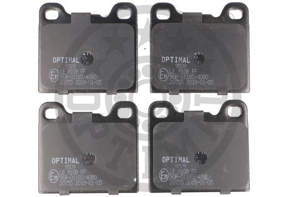 Zestaw klocków hamulcowych, hamulce tarczowe OPTIMAL BP-09509
