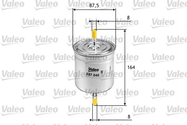 Filtr paliwa VALEO 587040