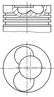 Tłok MAHLE 0304000