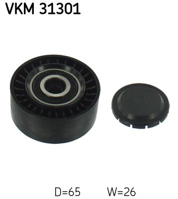 rolka kierunkowa / prowadząca, pasek klinowy zębaty SKF VKM 31301