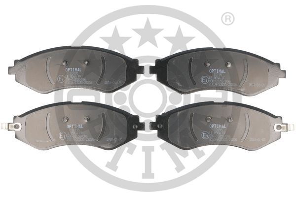 Zestaw klocków hamulcowych, hamulce tarczowe OPTIMAL BP-10195