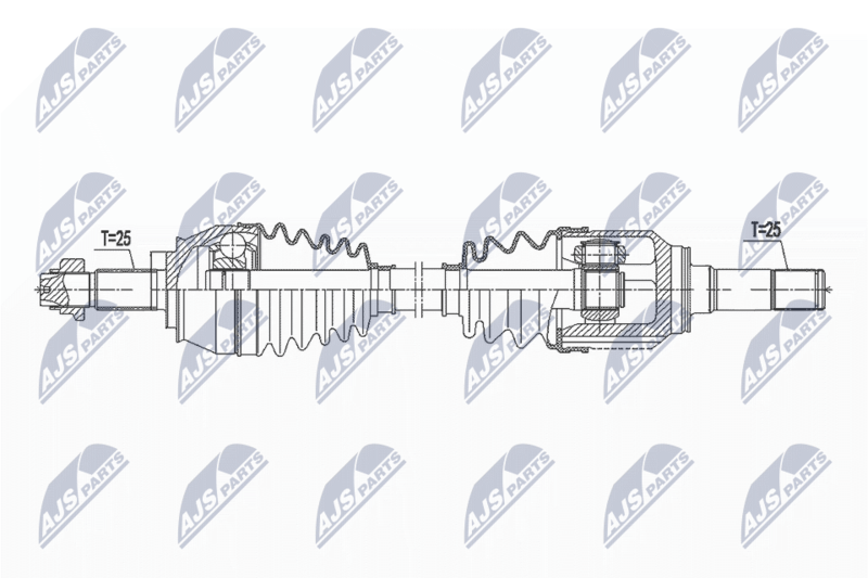 Wał napędowy NTY NPW-FT-049