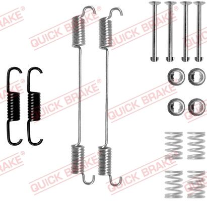 Zestaw akcesoriów, szczęki hamulcowe QUICK BRAKE 105-0796