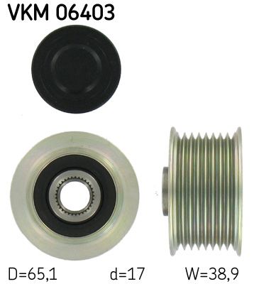 Alternator - sprzęgło jednokierunkowe SKF vkm 06403
