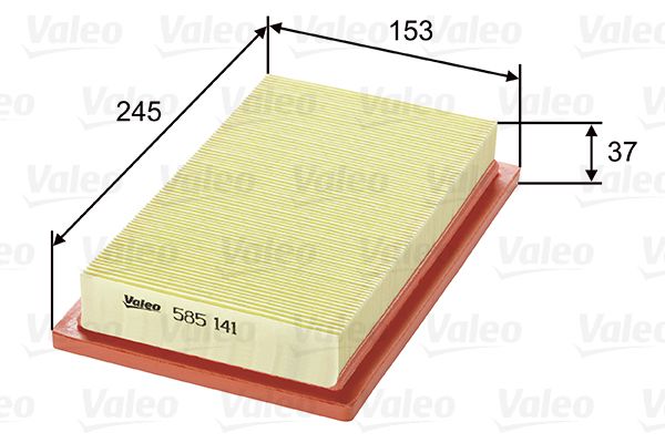 Filtr powietrza VALEO 585141