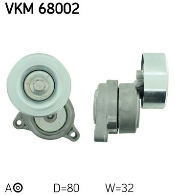 Rolka napinacza, pasek klinowy wielorowkowy SKF VKM 68002
