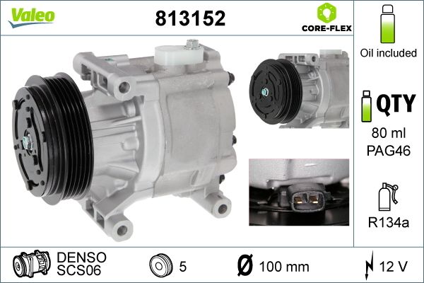 Sprężarka, klimatyzacja VALEO 813152