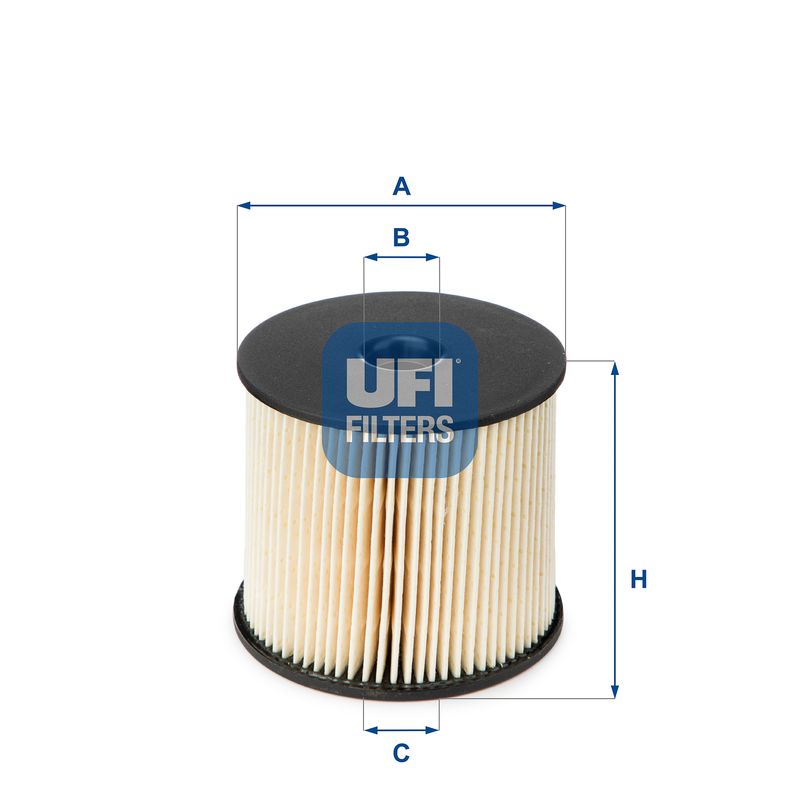 Filtr paliwa UFI 26.003.00