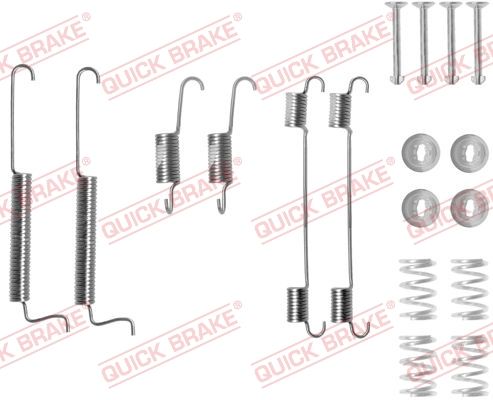Zestaw akcesoriów, szczęki hamulcowe QUICK BRAKE 105-0795