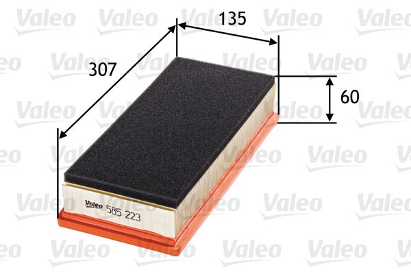 Filtr powietrza VALEO 585223