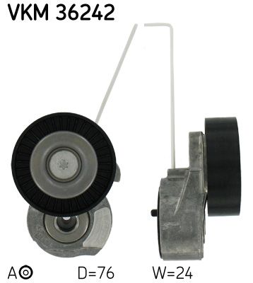 Rolka napinacza, pasek klinowy wielorowkowy SKF VKM 36242