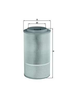 Filtr powietrza MAHLE LX1024