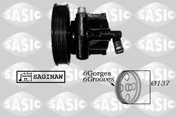 Pompa hydrauliczna, układ kierowniczy SASIC 7076012