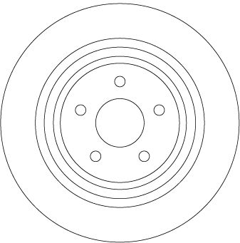 Tarcza hamulcowa TRW DF6976