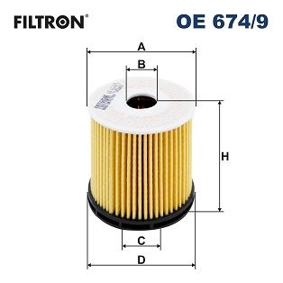 Filtr oleju FILTRON OE674/9