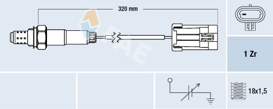 Sonda lambda FAE 77102