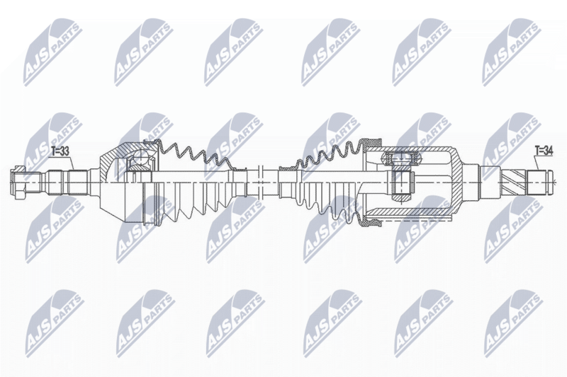 Wał napędowy NTY NPW-DW-027