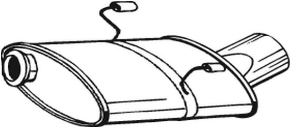 Tłumik końcowy BOSAL 190-317
