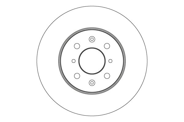Tarcza hamulcowa TRW DF6036