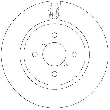 Tarcza hamulcowa TRW DF6912