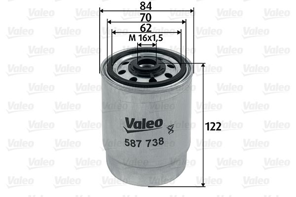 Filtr paliwa VALEO 587738