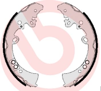 Zestaw szczęk hamulcowych BREMBO S 83 550