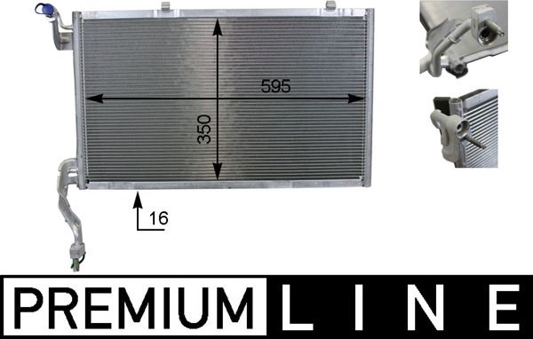 Skraplacz, klimatyzacja MAHLE ac 10 000p