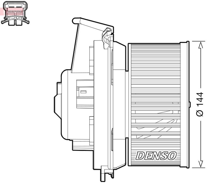 Wentylator wewnętrzny Denso DEA21013