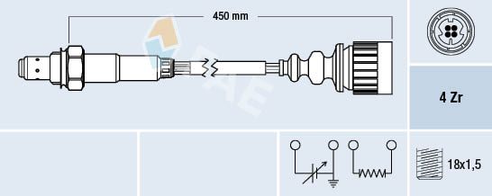 Sonda lambda FAE 77367