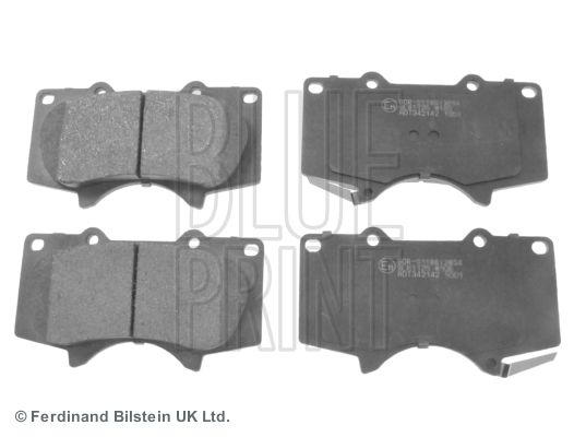Zestaw klocków hamulcowych, hamulce tarczowe BLUE PRINT ADT342142