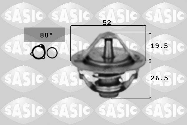 Termostat, płyn chłodzący SASIC 3306032