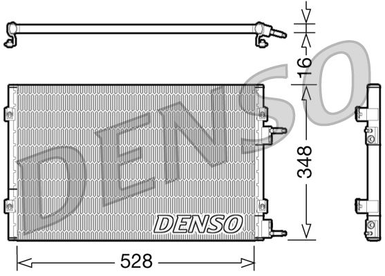 Skraplacz, klimatyzacja DENSO DCN06003