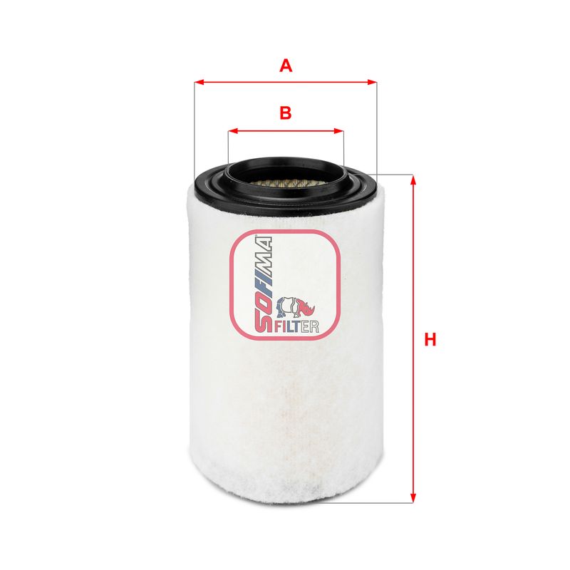 Filtr powietrza SOFIMA S 7629 A