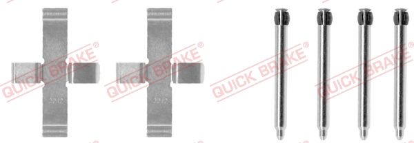 Zestaw akcesoriów, klocki hamulcowe QUICK BRAKE 109-1076