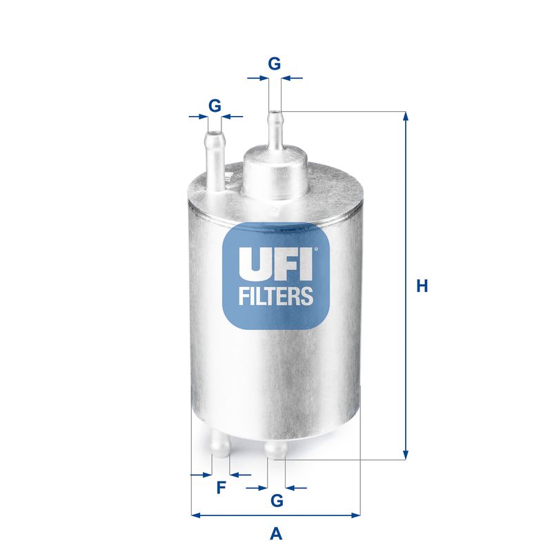 Filtr paliwa UFI 31.841.00