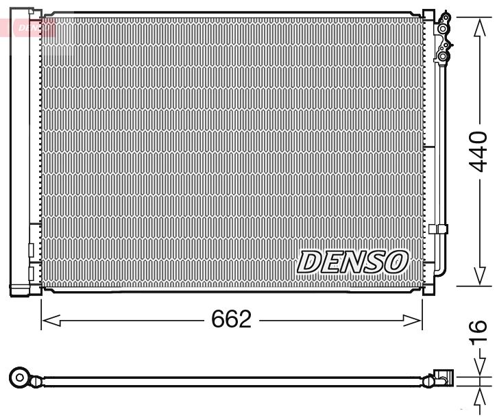 Skraplacz, klimatyzacja Denso DCN05032