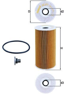 Filtr oleju KNECHT OX 377D
