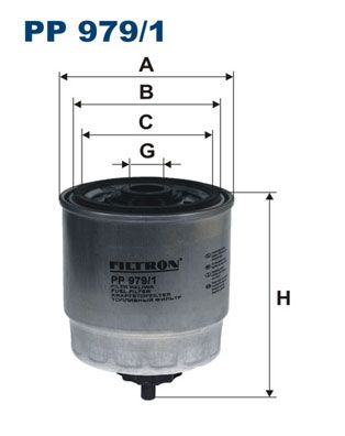 Filtr paliwa FILTRON pp 979/1