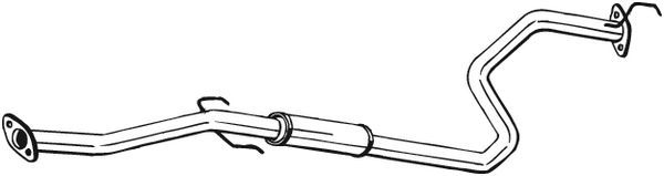 Tłumik środkowy BOSAL 292-349
