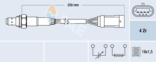 Sonda lambda FAE 77151