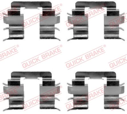 Zestaw akcesoriów, klocki hamulcowe QUICK BRAKE 109-1272