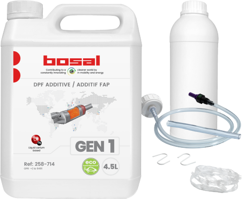 Dodatek, regeneracja filtra cząstek sadzy / cząstek stałych BOSAL 258-714