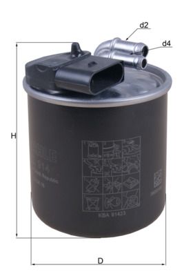 Filtr paliwa MAHLE KL914