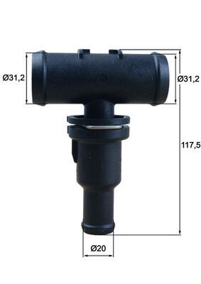 Termostat, płyn chłodzący MAHLE TH5375