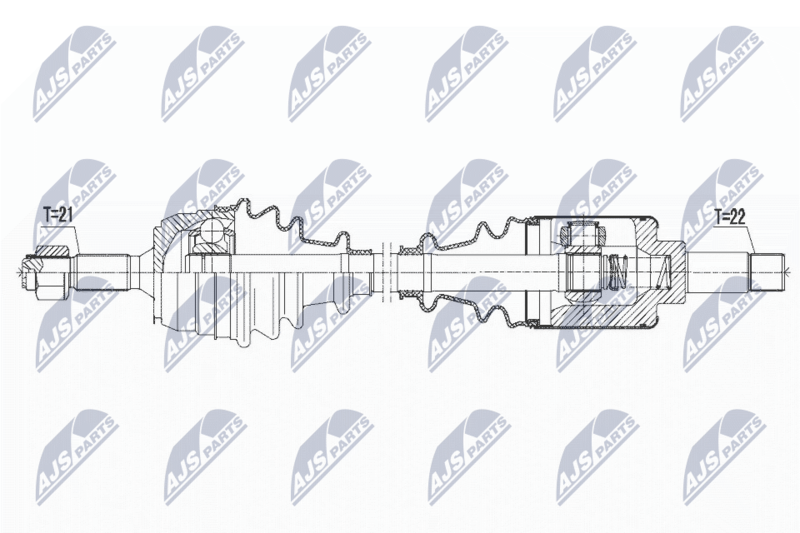 Wał napędowy NTY NPW-CT-065