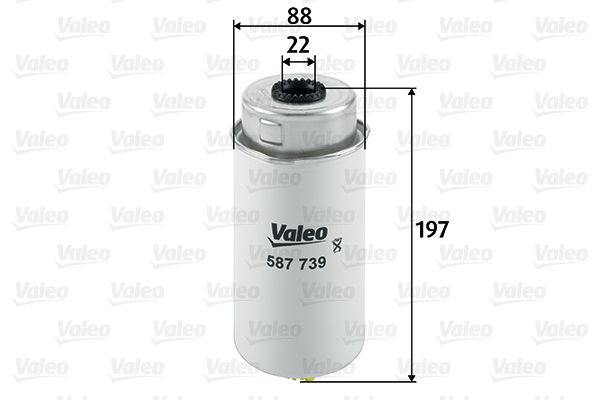 Filtr paliwa VALEO 587739