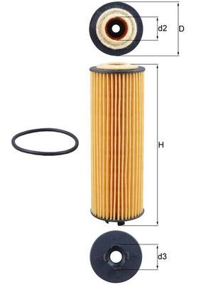 Filtr oleju KNECHT OX 1155D