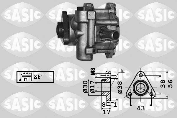 Pompa hydrauliczna, układ kierowniczy SASIC 7076001
