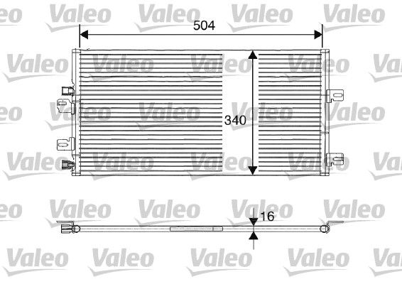 Skraplacz, klimatyzacja VALEO 817687